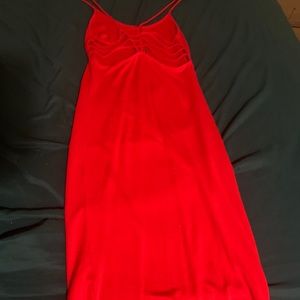 Caged back Red Dress Women’s